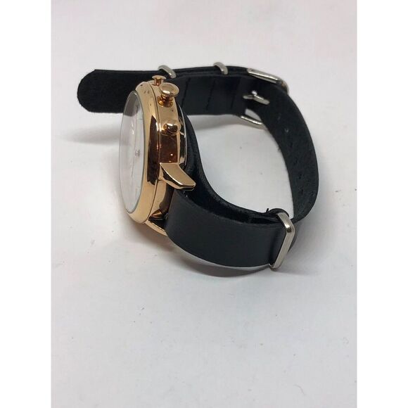 Fossil FTW5018 Womens Black Leather Analog Dial Genuine Hybrid Smart Watch CM284 - Picture 8 of 9